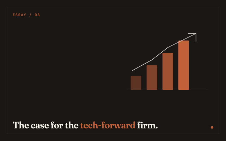 Cover art for the essay: The case for the tech-forward accounting firm